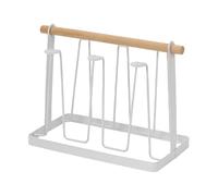 JSGHGDF Porte-gobelet pratique avec design incliné pour sécher rapidement les verres et garder les comptoirs bien rangés en fer texturé