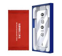 JSGHGDF Protecteur d'écran en verre dur résistant aux chocs pour téléphone 17 modèles avec moins de bulles et accessoires de nettoyage