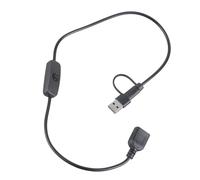 JSGHGDF Rallonge USB type CREATE en polystyrène et une vers femelle mettant en évidence le changement de puissance de charge 5 V2 A pour ventilateur LED réfrigérateur mâle vers CREATE extension de