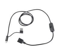 JSGHGDF Rallonge USB type CREATE en polystyrène et une vers femelle mettant en évidence le changement de puissance de charge 5 V2 A pour ventilateur LED réfrigérateur mâle vers CREATE extension de