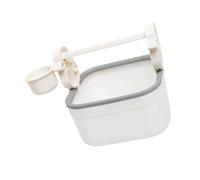 JSGHGDF Repose-oiseaux pour l'apprentissage de la propreté - Base en polystyrène - Plateau à déchets amovible - Poignée en aluminium - Aiguisage - Cage supplémentaire pour petits oiseaux à plumes en