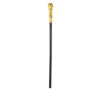 JSGHGDF Roi Cobras Canne Sceptre égyptien pour Empereurs Halloween Cosplay Accessoire de costume King, Tête ronde dorée, M