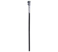 JSGHGDF Roi Cobras Canne Sceptre égyptien pour Empereurs Halloween Cosplay Accessoire de costume King, Tête de serpent argentée, M