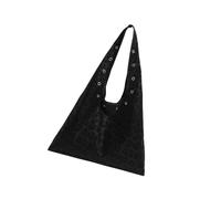 JSGHGDF Sac à bandoulière surdimensionné à la mode pratique en daim large et confortable pour un usage quotidien, bureau, activité de plein air, Noir