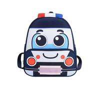 JSGHGDF Sac à dos préscolaire de couleur vive avec ceinture d'épaule renforcée, confortable à transporter toute la journée, sacs lavables pour enfants, bleu marine