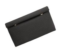 JSGHGDF Sac à main carré tendance en PU avec bouton et grand espace pour les affaires cosmétiques, sac de téléphone pour voyage, travail contemporain essentiel, Noir