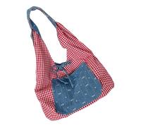 JSGHGDF Sac de travail léger en polyester avec blocage des couleurs - Compartiment de rangement généreux - Nœuds - Activités de jour - Élégant sac à bandoulière pour femme, a, One Size