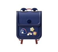 JSGHGDF Sac d'école ergonomique pour enfants sur le thème de dessin animé, construction EVA spacieuse, surfaces imperméables pour enfants d'âge préscolaire, sac à dos pour enfants en EVA, bleu