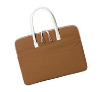 JSGHGDF Sacoche ergonomique pour ordinateur portable, protection à 360 degrés, rembourrage de plusieurs zones de rangement et poche d'accès rapide pour gadgets, nuage, sac à documents à main pour