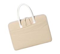 JSGHGDF Sacoche ergonomique pour ordinateur portable, protection à 360 degrés, rembourrage de plusieurs zones de rangement et poche d'accès rapide pour gadgets, nuage, sac à documents à main pour