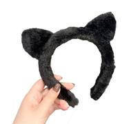JSGHGDF Serre-tête à oreilles de chat pour femme - Style décontracté - Pour la maison, les voyages, le cosplay - Accessoires pour cheveux