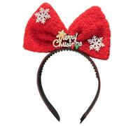 JSGHGDF Serre-tête de Noël réglable en peluche unique et élégant pour femmes et filles