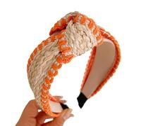 JSGHGDF Serre-tête élégant en paille tissée pour les vacances