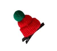 JSGHGDF Serre-tête festif en forme de chapeau de Père Noël coloré en peluche pour fêtes de Noël