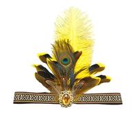 JSGHGDF Serre-tête indien à plumes pour festival, déguisement, carnaval, fête, carnaval