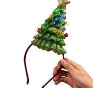 JSGHGDF Serre-tête lumineux de Noël avec pince à cheveux à piles pour femmes et filles - Réutilisable - Décoration de cheveux de Noël