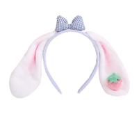 JSGHGDF Serre-tête pour femme Fraises et nœud pour prendre des photos Couleur douce
