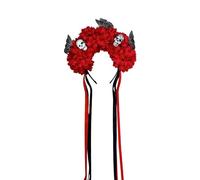 JSGHGDF Serre-tête réutilisable et pratique avec décorations florales artificielles pour fêtes à thème d'Halloween