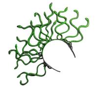 JSGHGDF Serre-tête serpent pour cosplay, bal de fin d'année, anniversaire, couronnes, couvre-chef, serpent métallique, couvre-chef surdimensionné pour Halloween