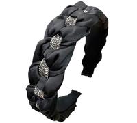 JSGHGDF Serre-tête tressé - Accessoire photo amusant - Pour fête, karaoké, fête, karaoké, fête de Noël