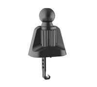 JSGHGDF Support à clip pour grille d'aération de voiture 13/15 mm - Tête sphérique rotative à 360° pour téléphone et tablette - Système de crochet réglable - Base de support de téléphone