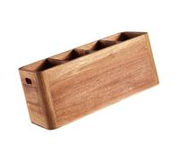 JSGHGDF Support à ustensiles en bois de grande capacité pour ustensiles de cuisson et accessoires de cuisine