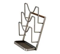 JSGHGDF Support de couvercle stable avec base antidérapante pour sécuriser les ustensiles de cuisine et éviter les déversements accidentels en toute sécurité