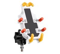 JSGHGDF Support de téléphone résistant aux chocs en métal renforcé avec pince réglable pour moto, vélo électrique, VTT