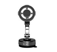 JSGHGDF Support de téléphone robuste pour tableau de bord de véhicule avec bras pliables et base sous vide pour téléphones de 4 à 7 pouces, support de téléphone de voiture avec ventouse