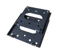 JSGHGDF Support mural pour moniteur LCD 75 mm 100 mm pour économiser de l'espace avec trou de verrouillage sécurisé HDTV pour accessoires de 10 à 30 pouces