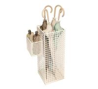 JSGHGDF Support vertical pour parapluies en fer avec grande capacité pour rangement de maison, entrée, antirouille et anti-effondrement, boîte de rangement en fer