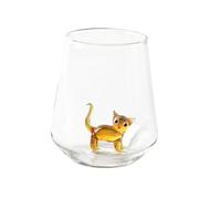 JSGHGDF Tasse à boire en borosilicate Puss Accent, B | Verrerie transparente à dessus ouvert, verrerie quotidienne à large ouverture pour l ' eau de thé lait