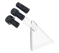 JSGHGDF Tête à récurer professionnelle avec adaptateurs - Tête de gommage transparente - Buse d'extraction pour aspirateurs - Pour le nettoyage de moquettes, tissus d'ameublement et détails