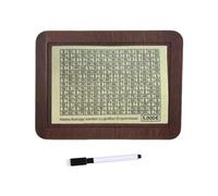 JSGHGDF Tirelire éducative en bois avec numéro autocollant et stylo pour la gestion financière et le suivi de l'épargne pour enfants et adultes