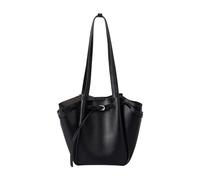 JSGHGDF Undrearm Sac à main élégant de grande capacité en polyuréthane doux texturé léger Sac à bandoulière pratique pour le bureau, Noir