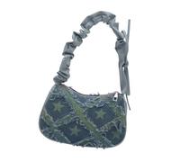 JSGHGDF Unique Plaids Sac à bandoulière multifonction Modes de transport Sac à main léger PU Sac à bandoulière pour le magasinage et les déplacements sous les bras pour femme, Fivepointe colorée