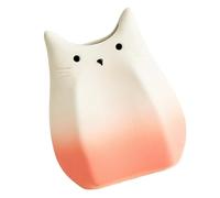 JSGHGDF Vases en céramique avec dégradés en forme de chat pour présentation de fleurs sèches et plantes d'hydroculture minimalistes Décoration d'intérieur Vases en forme de chat