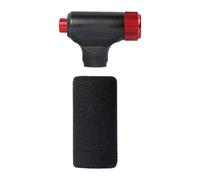 JSGHGDF Ventilateur de pneu de vélo en aluminium fin transportable, gonflage rapide, sécurité froide, double porte pour vélo de crise, ventilateur de dioxyde de carbone fin pour cyclisme