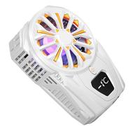 JSGHGDF Ventilateur de refroidissement pour téléphone de jeu avec écran numérique, technologie semi-conducteur, sans vibrations