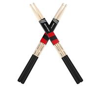 JSHshield 2 Paires de Baguettes de Batterie, Bois Massif Naturel Antidérapant Poignée Poids équilibré, Baguette en Bois D’érable Dur, Parfait pour Les Tambours, Les Percussions et La Pratique