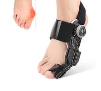 JSHshield Correcteur D’oignon pour Femmes et Hommes Gros Orteil,Redresseur D’orteil à Bouton Réglable,Soulagement de La Douleur de L’attelle D’oignon Orthopédique pour Un Soutien Jour/Nuit