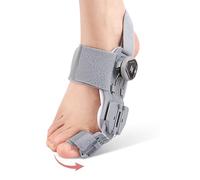JSHshield Correcteur D’oignon pour Femmes et Hommes Gros Orteil,Redresseur D’orteil à Bouton Réglable,Soulagement de La Douleur de L’attelle D’oignon Orthopédique pour Un Soutien Jour/Nuit