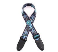 JSHshield Sangle de Guitare, Accessoires de Guitare Fluo Jacquard Sangle d’épaule Réglable pour Guitare pour Basse, Guitare électrique et Acoustique Meilleurs Cadeaux pour Les Guitaristes