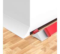 JSIWOTH 6,1m L-shaped Moulure Adhésive Flexible, Moulure Quart de Rond en Silicone, pour Coins de Mur, Bord de Sol, Escalier, Baignoire, Meuble, Blanc