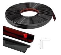 JSIWOTH Garniture autocollante de 6 m pour coins intérieurs et extérieurs et protection des bords, moulure adhésive flexible type cornière PVC, baguette d’angle pour mur, fenêtre, table