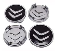 JsjjQf 4 Pièces Cache Moyeux pour Citroen C2 C3 C4 C5 C1 60MM,Enjoliveurs Centre de Roue Bouchon de JanteEtanche Antipoussière Pneus Accessoires,A