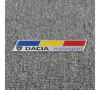 JsjjQf Auto Emblème pour Dacia Duster 2010-2017,Logo Emblème Badge Remplacement Avant et Arrière Capot Coffre Emblèmes Autocollants Décorer Accessoires,B