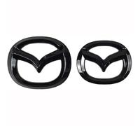 JsjjQf Auto Emblème pour Mazda MX-5 ND,Logo Emblème Badge Remplacement Avant et Arrière Capot Coffre Emblèmes Autocollants Décorer Accessoires,A
