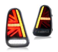JsjjQf Feu Arrière de voiture pour MINI Cooper S R50 R52 R53 2001 2002 2003 2004 2005 2006,Feu De Stop Clignotant Lampe Lampe de Pare-chocs Feu Arrière LED De Remplacement,Smoked-normal