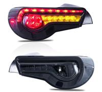 JsjjQf Feu Arrière de voiture pour Subaru BRZ 2013 2014 2015 2016 2017 2018 2019 2020,Feu De Stop Clignotant Lampe Lampe de Pare-chocs Feu Arrière LED De Remplacement,Smoked-normal